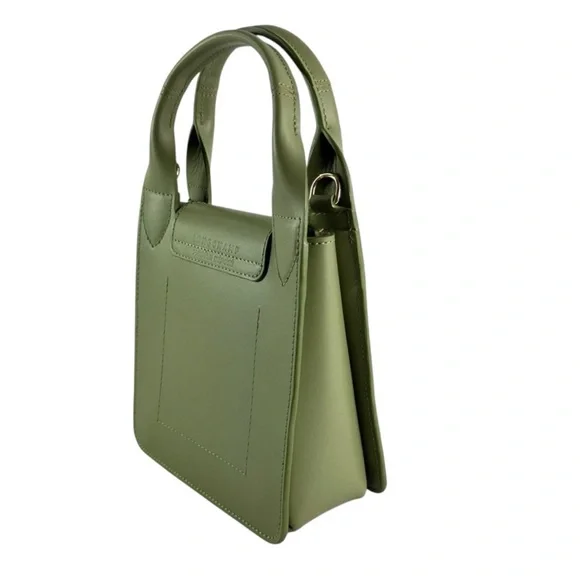 Longchamp Green Extra Small Leather Le Pliage Du Jardinier Bag